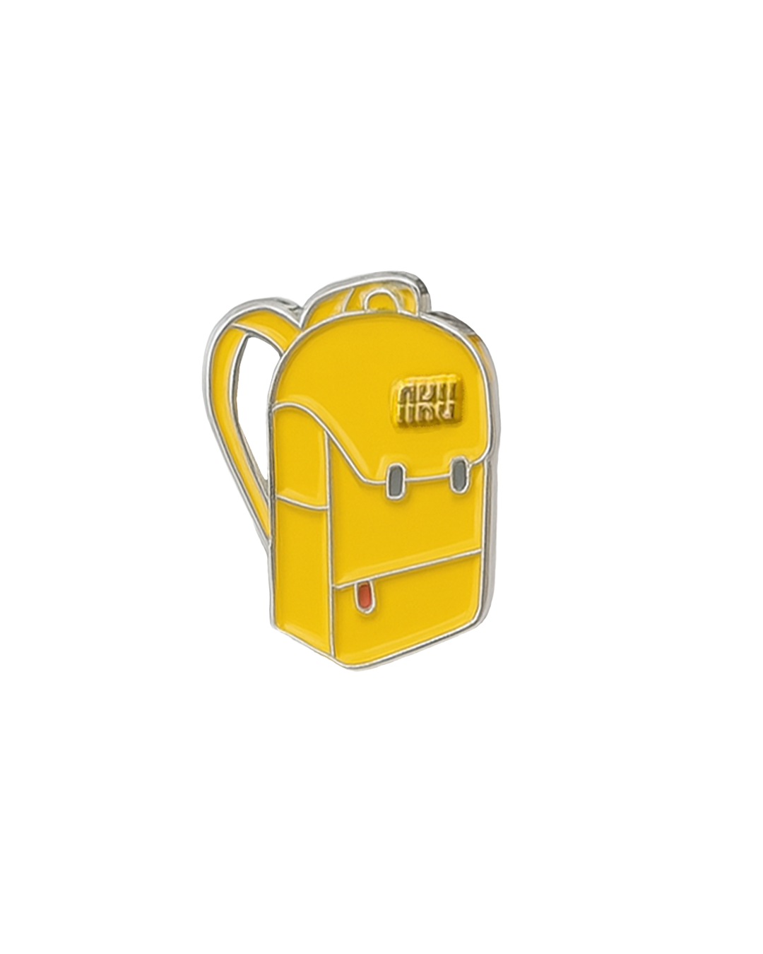 Aku Yellow Backpack Enamel Pin